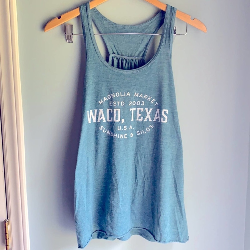 Magnolia Market | Graphic Tank Top Waco Texas Blue